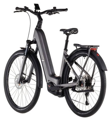 VTC Électrique Cube Kathmandu Hybrid Pro 800 Easy Entry Shimano Cues 11V 800 Wh 700 mm Gris Slab 2025