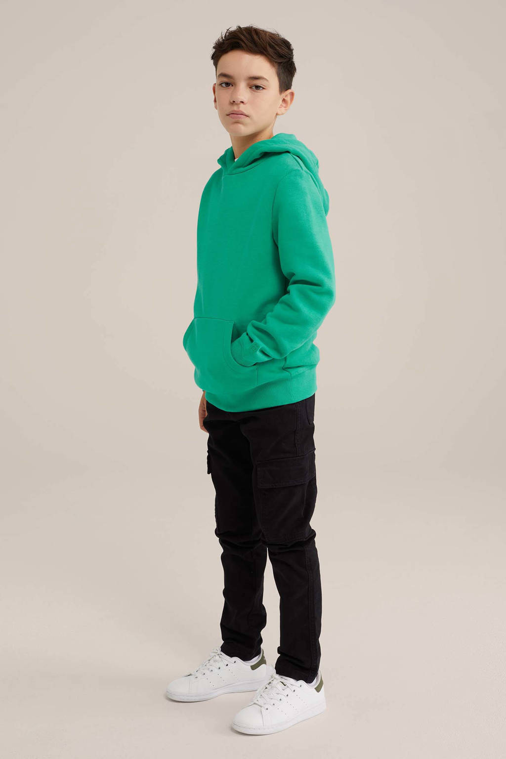 WE Fashion hoodie middengroen