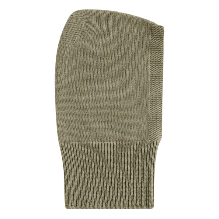 Hvid Cagoule Eddy Laine Mérinos | Vert kaki