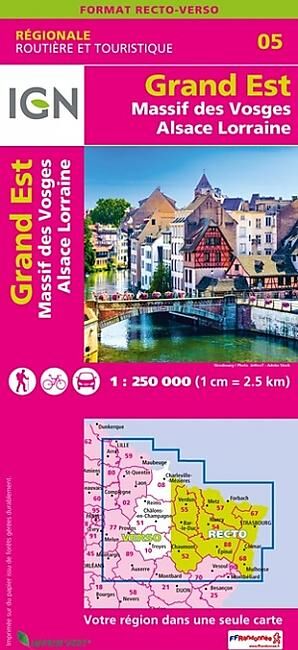 IGN - NR05 GRAND EST M DES VOSGES RECTO VERSO
