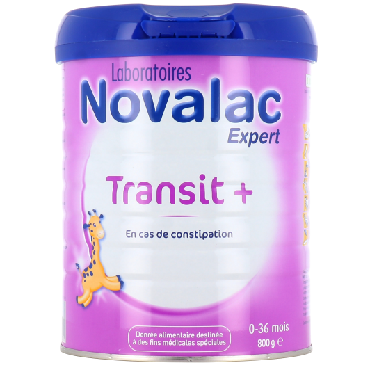 Novalac Transit+ lait anti constipation - Bébé 0 à 36 mois