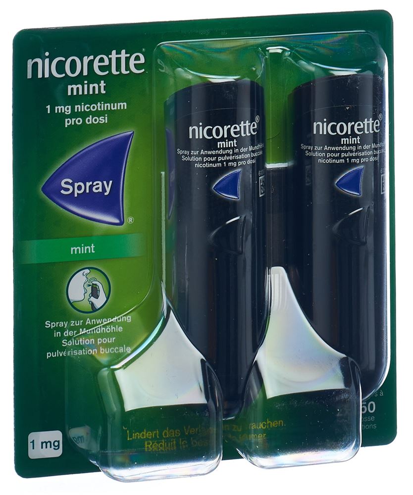 NICORETTE Mint Spray zur Anwendung in der Mundhöhle Disp 150 Dos