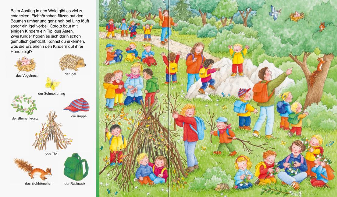 Sachen suchen: Im Kindergarten