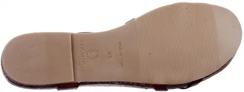 Comos kastanje bruin 6106813-30 - maat 44 sandaal kastanje bruin - maat 44 Calandschoen