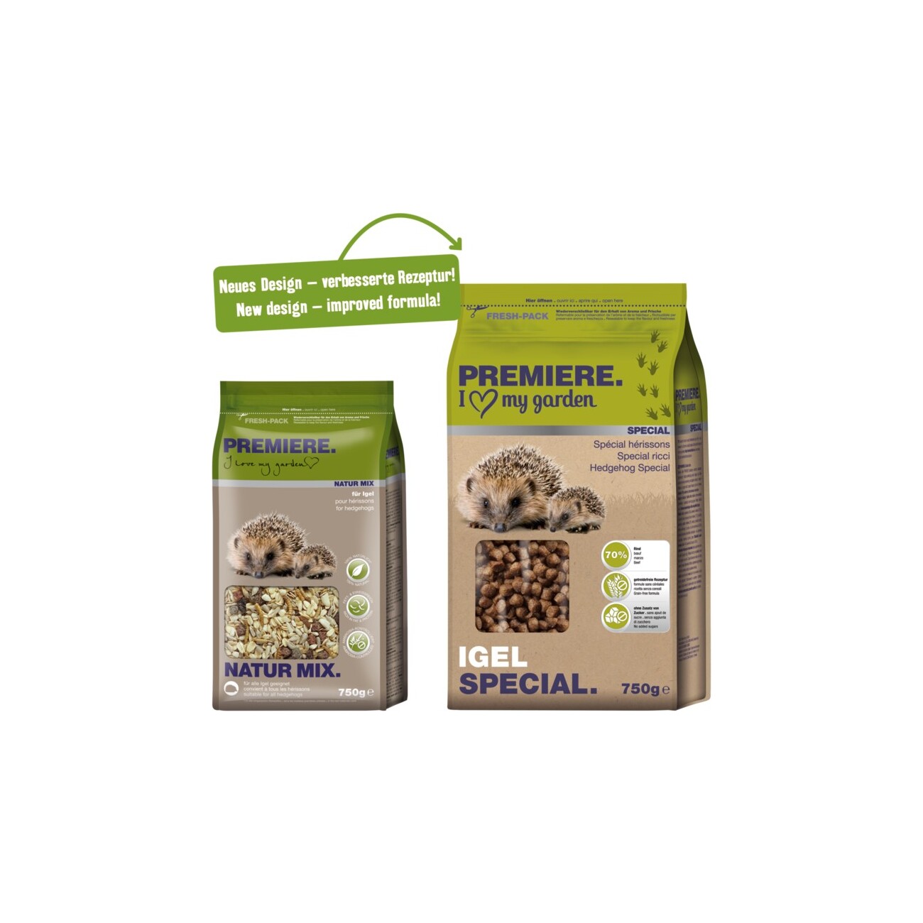 PREMIERE Igelfutter 750g