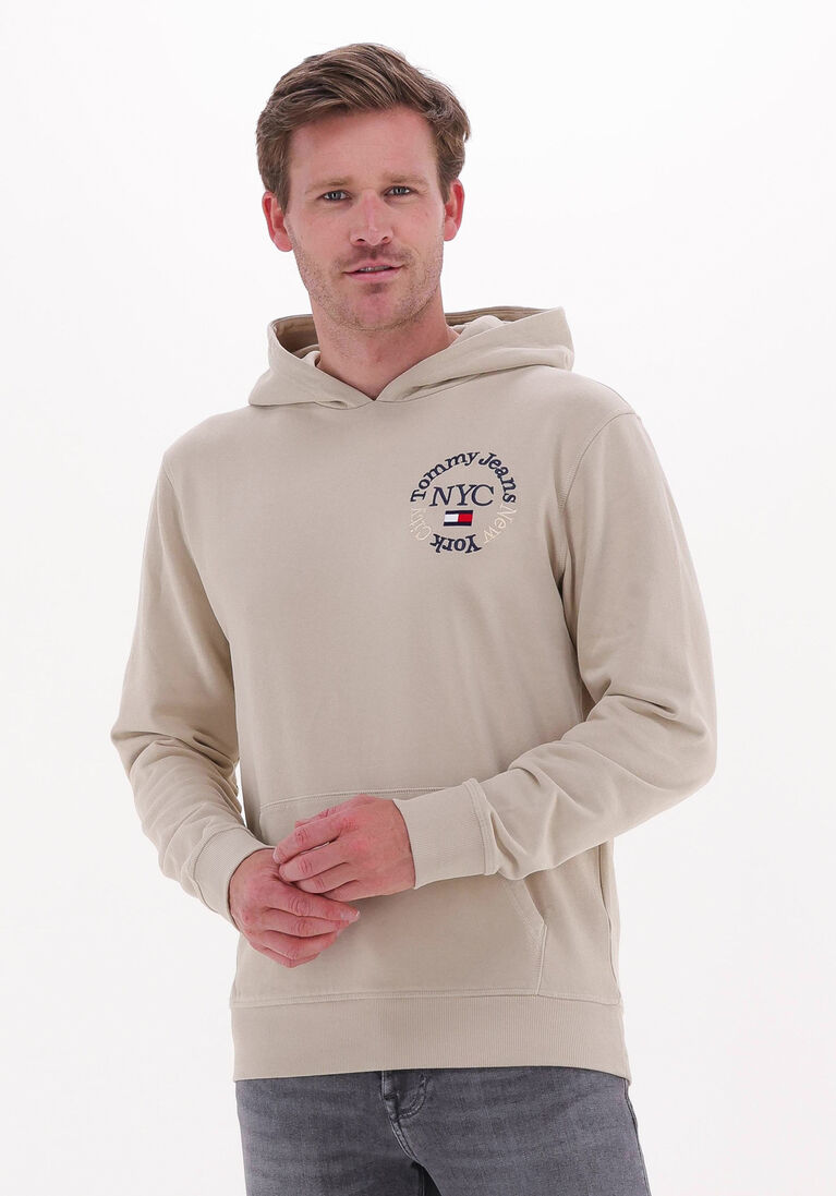 TOMMY JEANS zand tommy jeans sweater tjm timeless circle hoodie