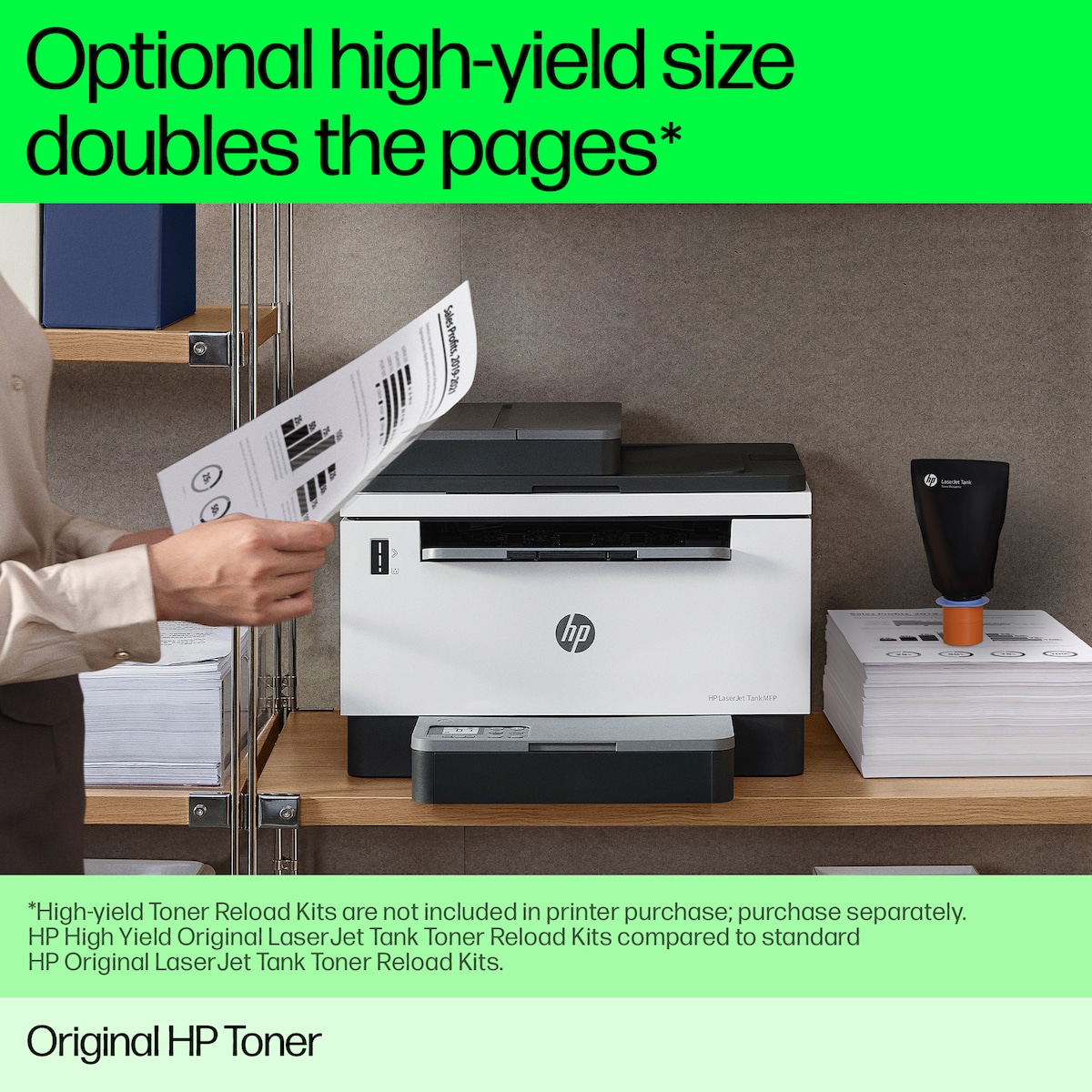 HP LaserJet Tank 153A toner (sort)