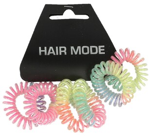 Hair Mode Haarelastiek Kabel Klein Mix 6ST