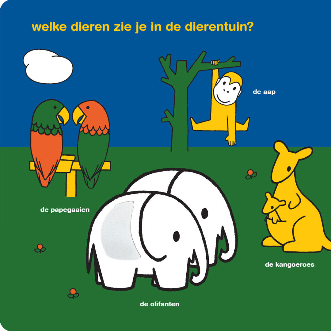 Nijntje voelboek woordjes leren