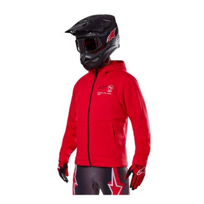 Veste Alpinestars RACER MX FLEECE - Rouge / Noir