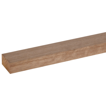 Schaaflat hardhout 21x44mm 270cm