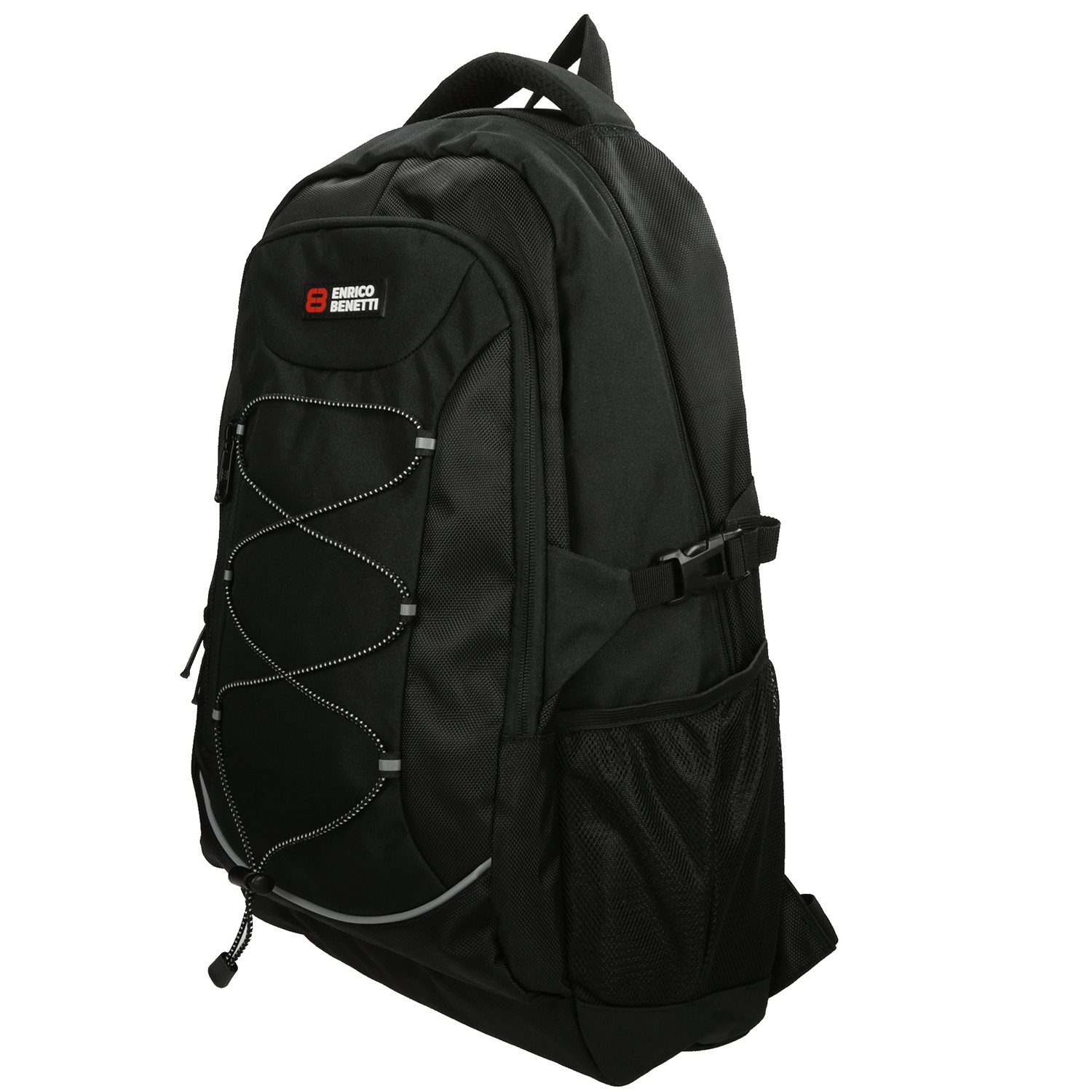 Enrico Benetti Yellow Stone 15'' Laptop Rugzak zwart