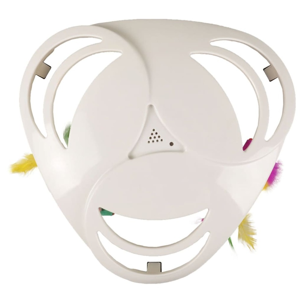 Jouet pour chats helico 25x25x8 cm blanc