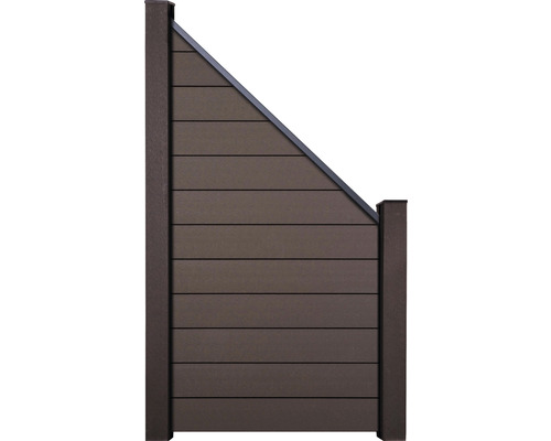 Eindelement GroJa Flex insteeksysteem zonder paal 90x180/90 Terra