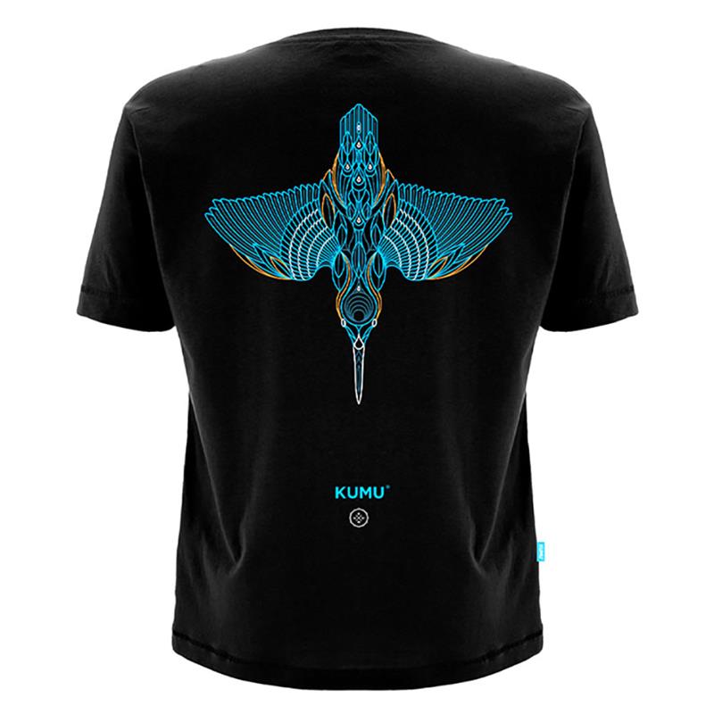 Tee Shirt Manches Courtes Enfant Kumu Kids Take Flight Tee - Noir