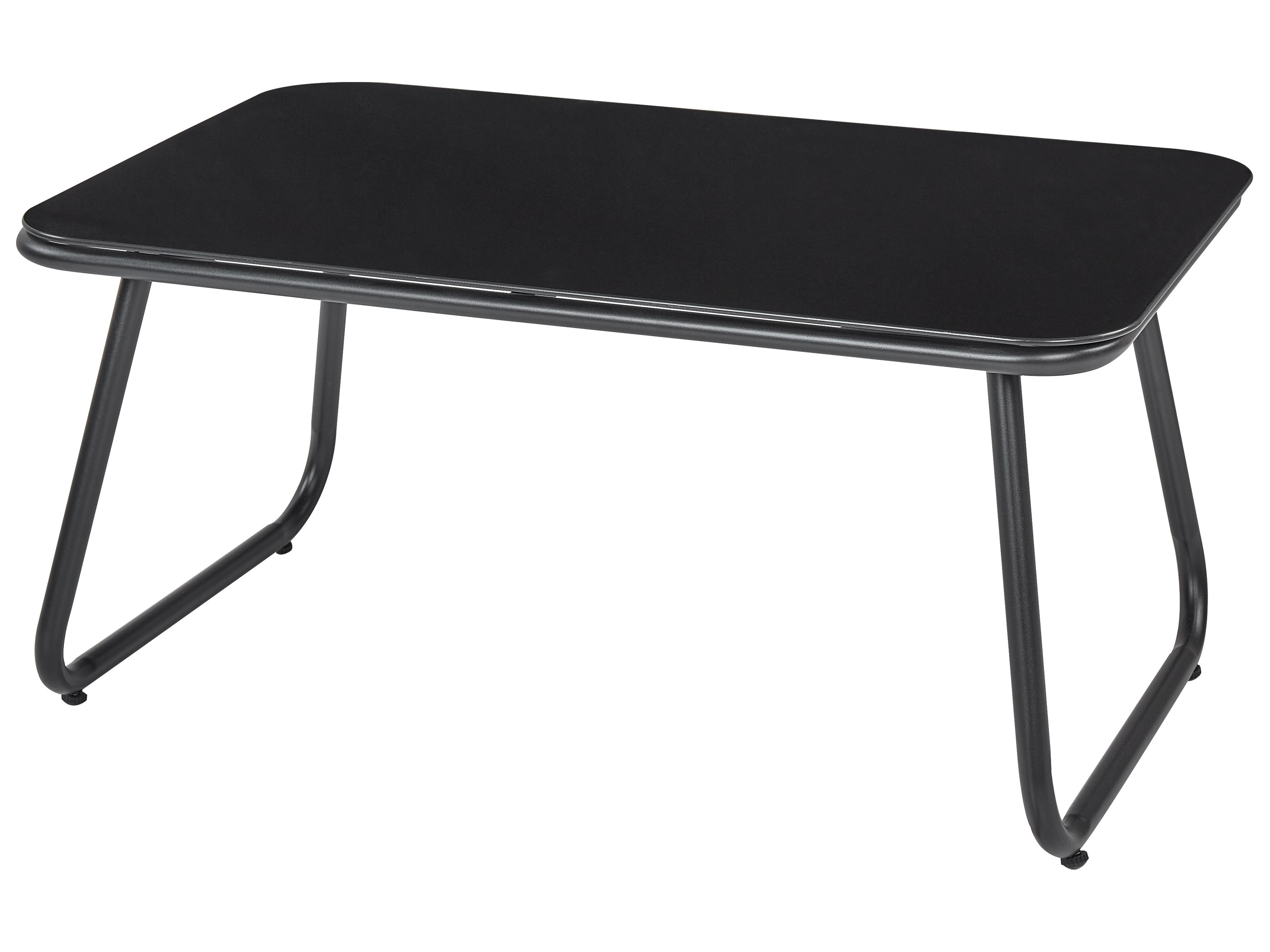 Loungeset met tafel 4-zits POMONTE Metaal Zwart