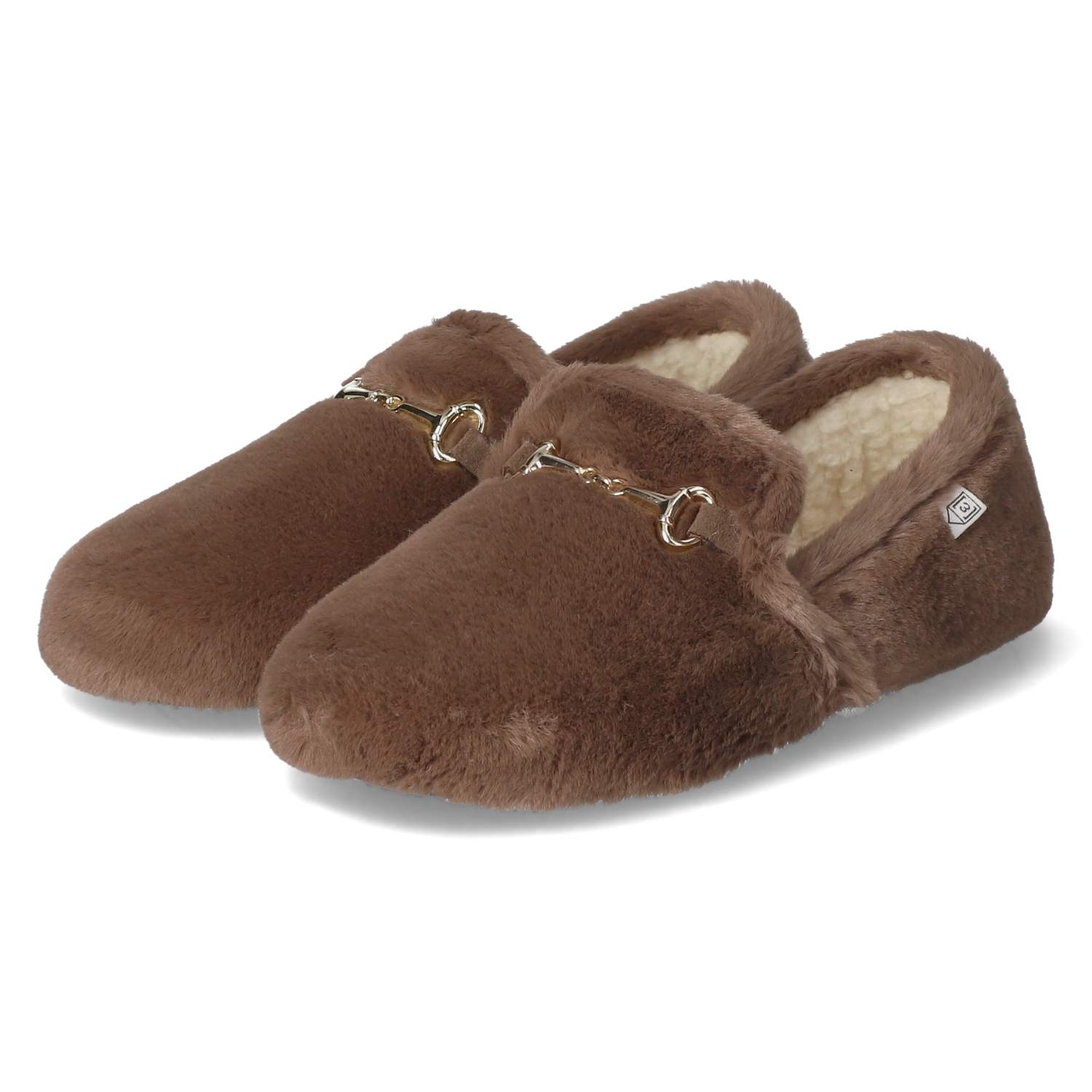 Espadrij l´originale Hausschuhe COZY - brown marron