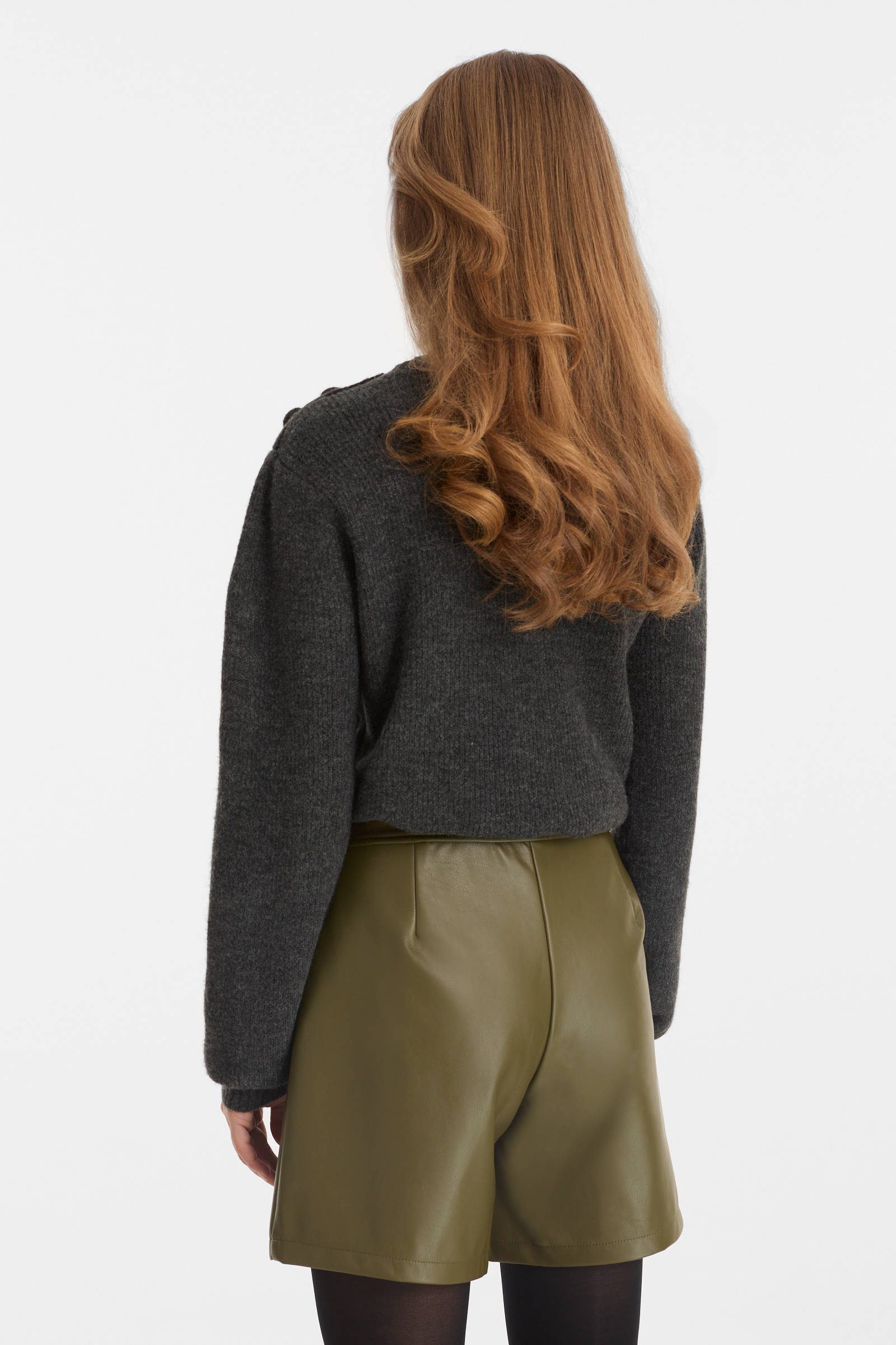 anytime imitatieleren skort olijfgroen