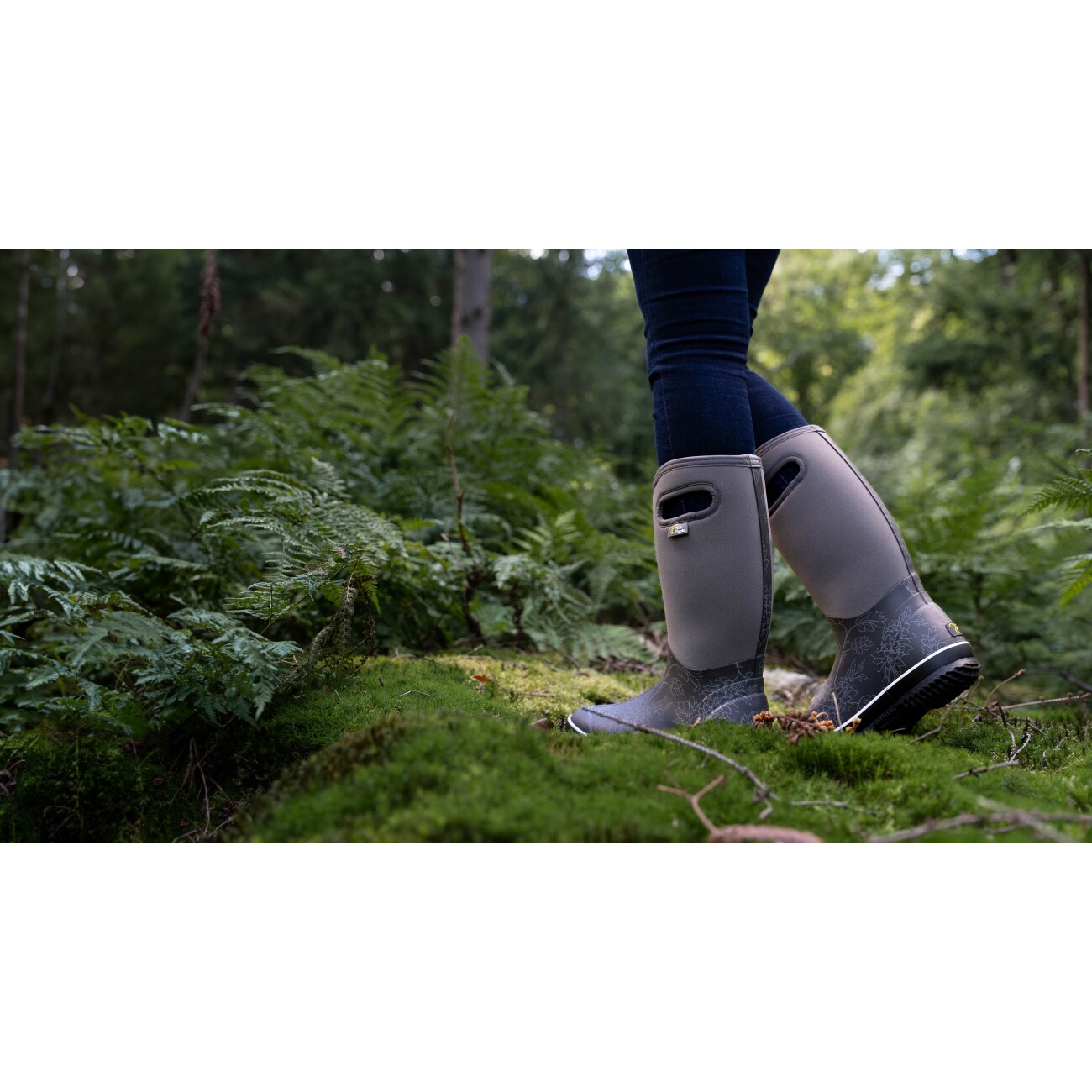 TwoTracks Pia Grey Neoprenstiefel hoch 39 - EU