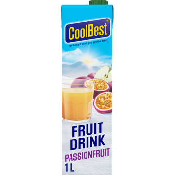 CoolBest FruitDrink Passionfruit 1 L