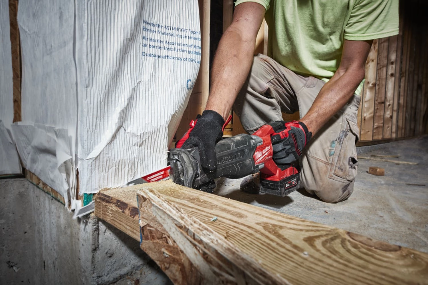 Milwaukee M18 FSZ-502X 18V Li-ion accu reciprozaag set (2x 5.0Ah accu) in HD Box - koolborstelloos - snelwissel