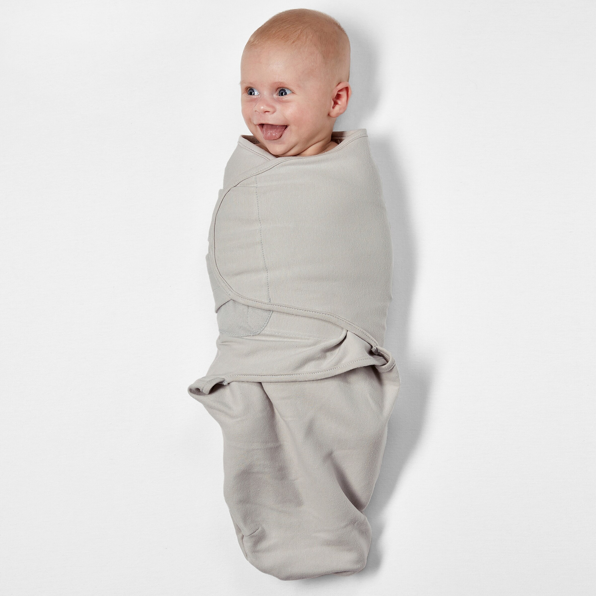 Meyco Baby Pucktuch SwaddleMeyco Uni Größe S/M 1.0 TOG grau