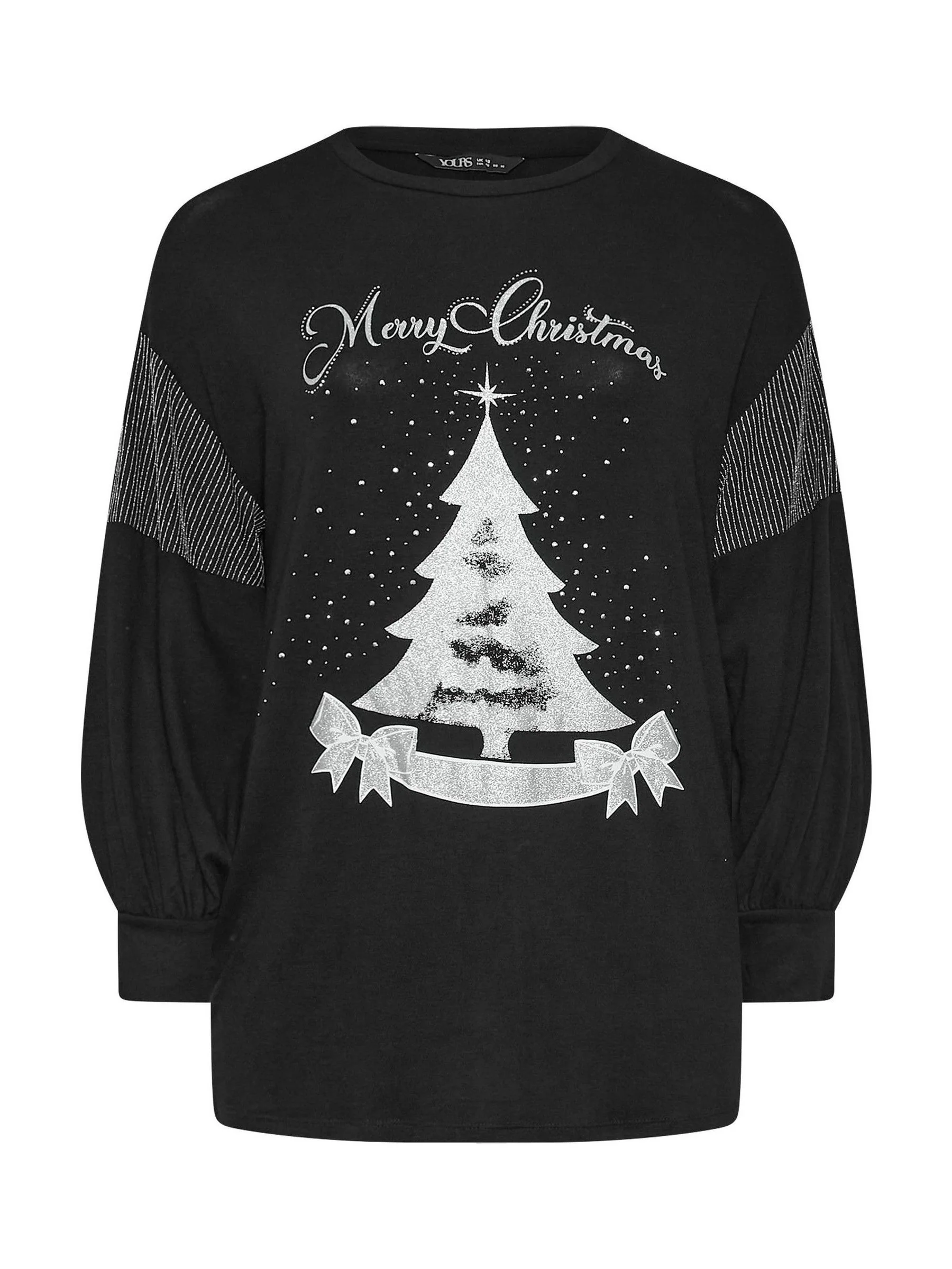 Yours Curve Vrolijk Kerstmis sweatshirt