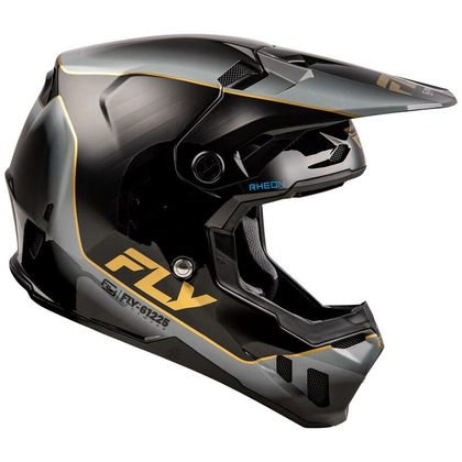 Casque cross Fly FORMULA CC - UNDERGLOW 2025 - Jaune