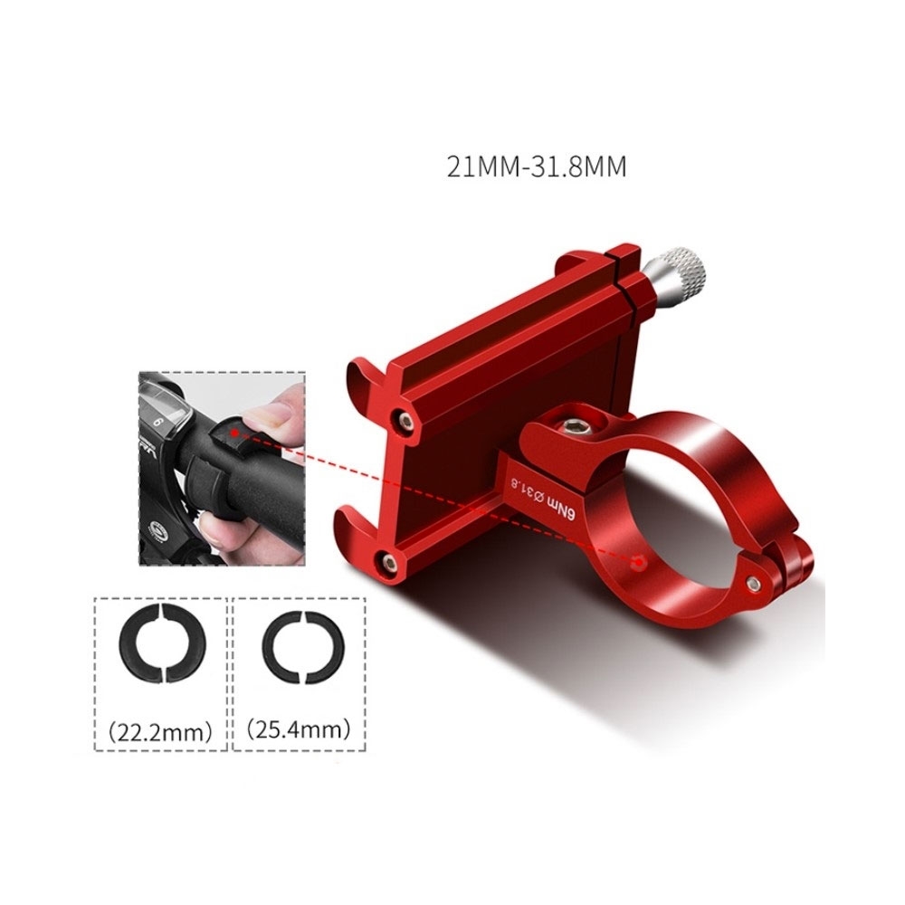 Universal Fahrrad Bike Velo Aluminium Halterung Handy / Smartphone (3