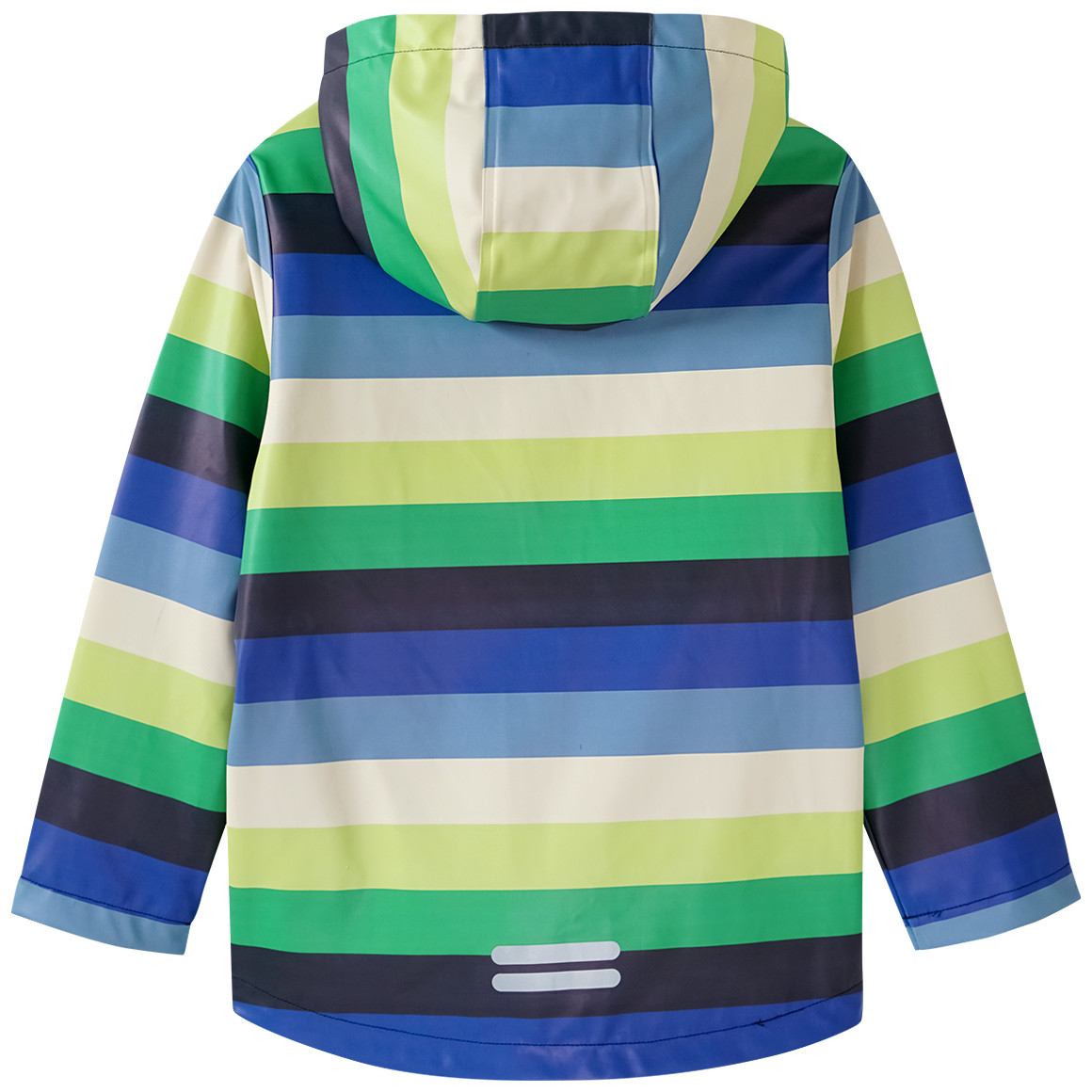 Topolino Jungen Regenjacke mit Streifen grün / blau