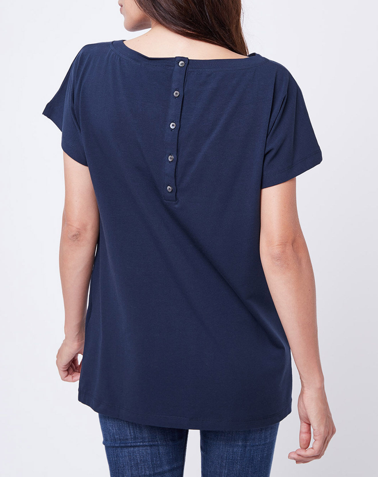 John Galliano T-Shirt à motif bleu nuit
