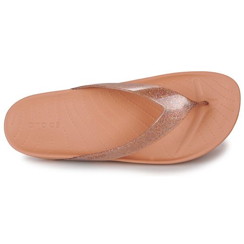 Crocs - Crocs Splash Glitter Flip - Corail