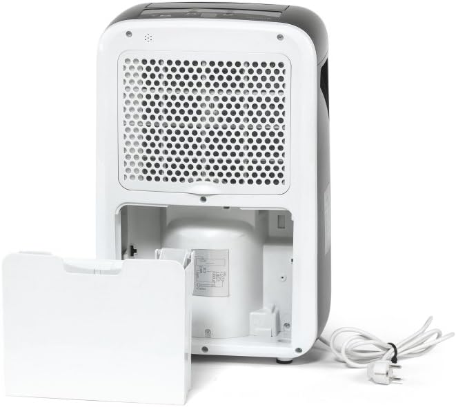 TROTEC TTK 71 E Déshumidificateur d'air, Déshumidificateur Electrique, Déshumidificateur Portable, Absorbeur d'humidité, Déshumidification Max. 24 l/j, pour 50 m² Max., Hygrostat intégré