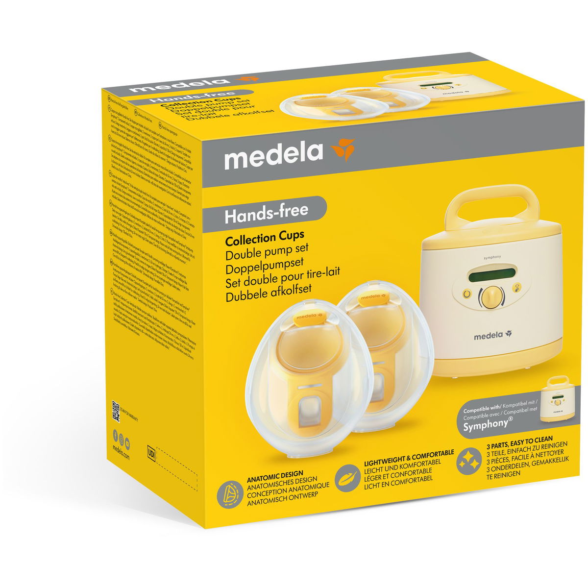 MedelaMedela   Hands-free Doppelpumset für Symphony inkl. 24mm Brusthauben
