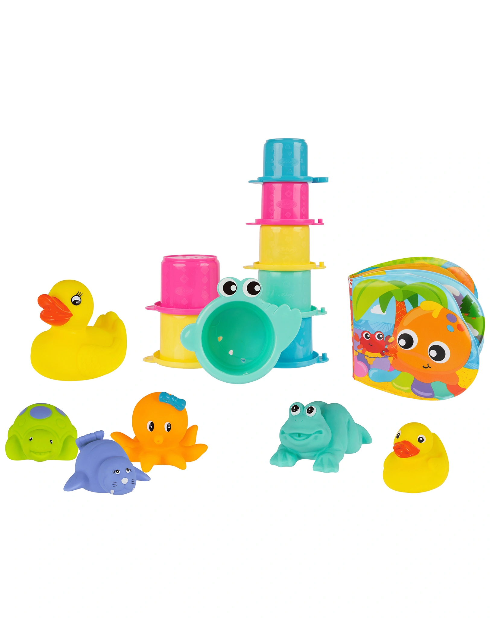 Badespielzeug-Set PLAYGRO - WASSER MARSCH 15-teilig