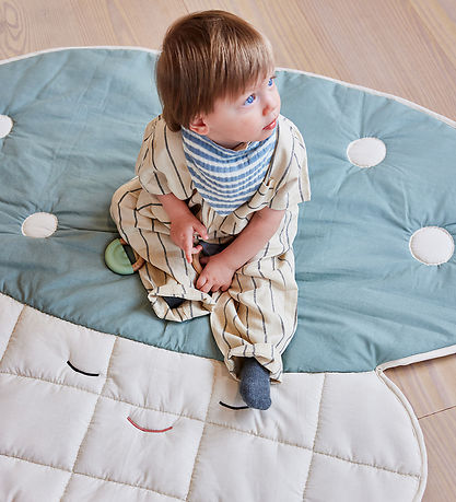OYOY Bådering - Rainbow Teether - 2-pak - Dusty Blue/Green
