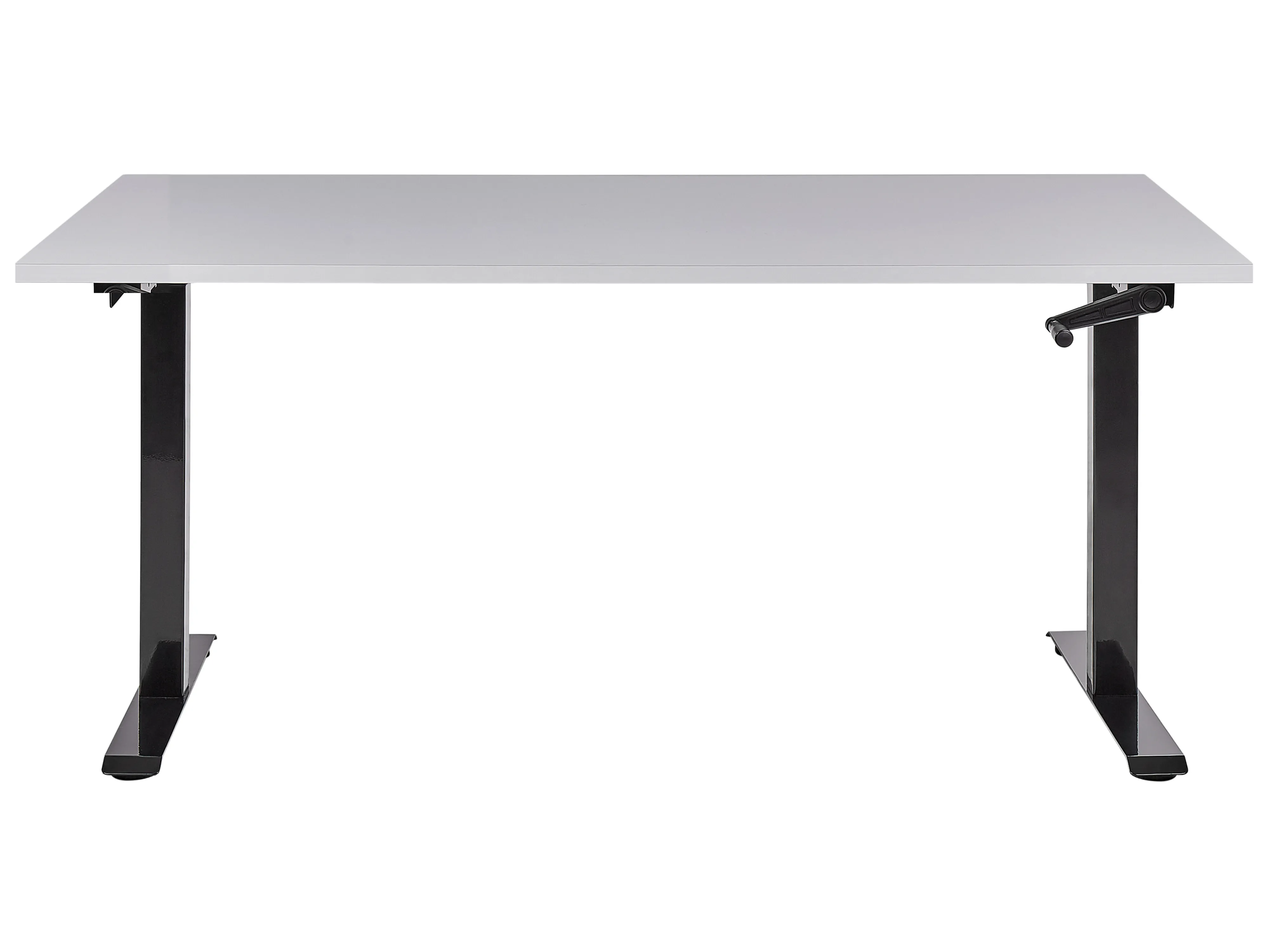 Handmatig verstelbaar sta-bureau DESTINES Grijs/zwart 160 cm 72 cm