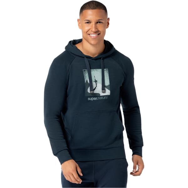 Sweatshirt SUPER.NATURAL FAVOURITE AD HOODIE BLUEBERRY/VARIOUS