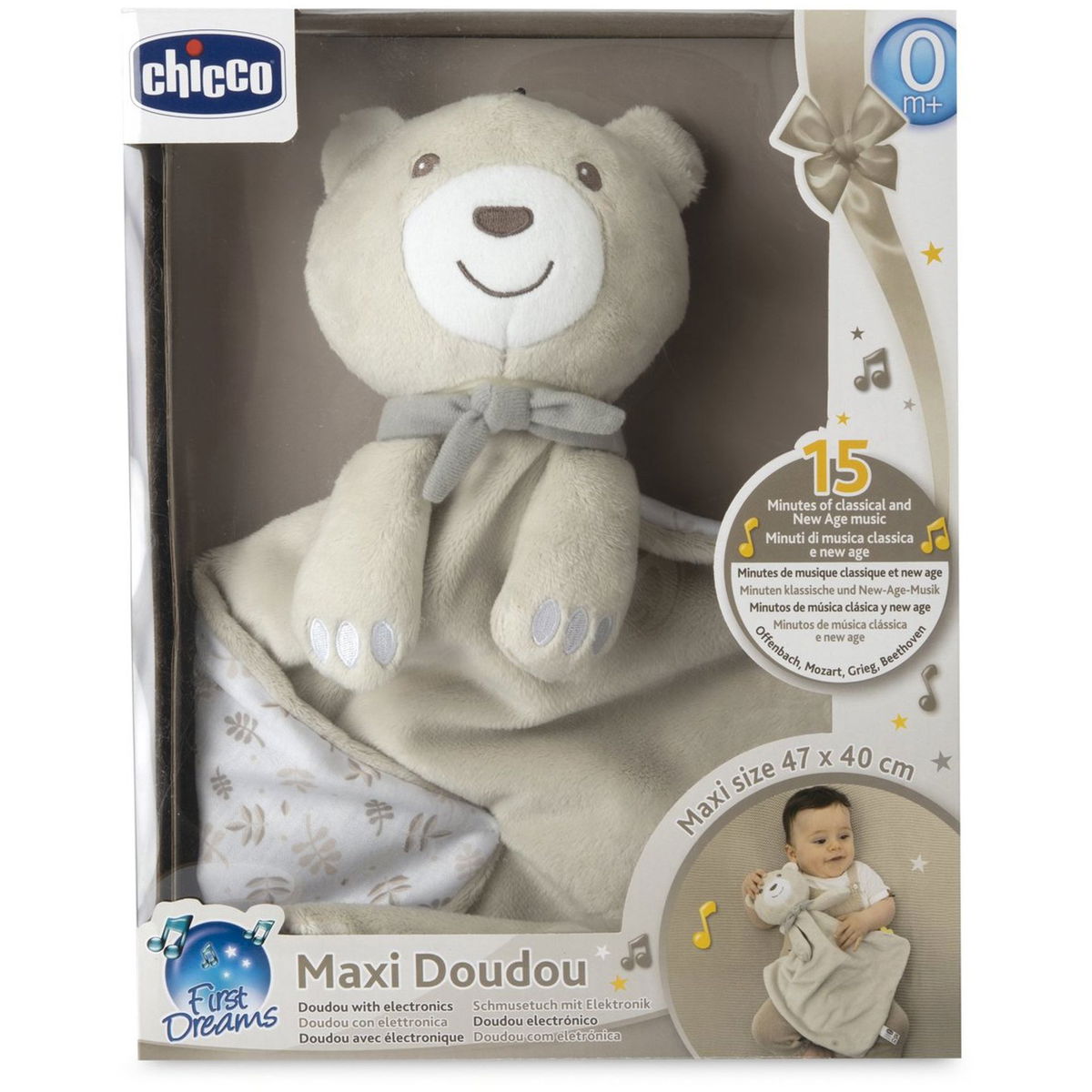 ChiccoChicco   Maxi Schmusetuch beige