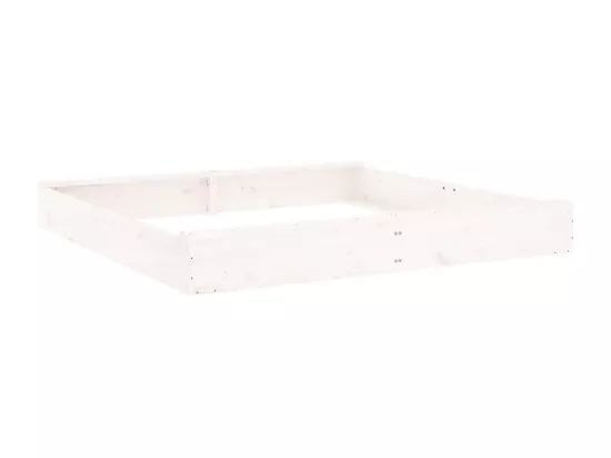 Bac à sable jeu bois blanche 160 x 160 x 20 cm 02_0041514