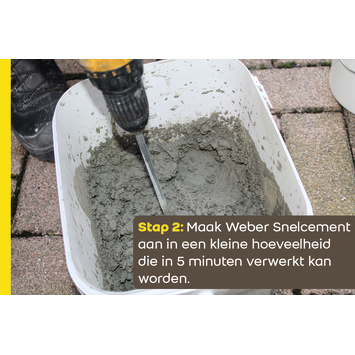 Weber Beamix snelcement 4 kg