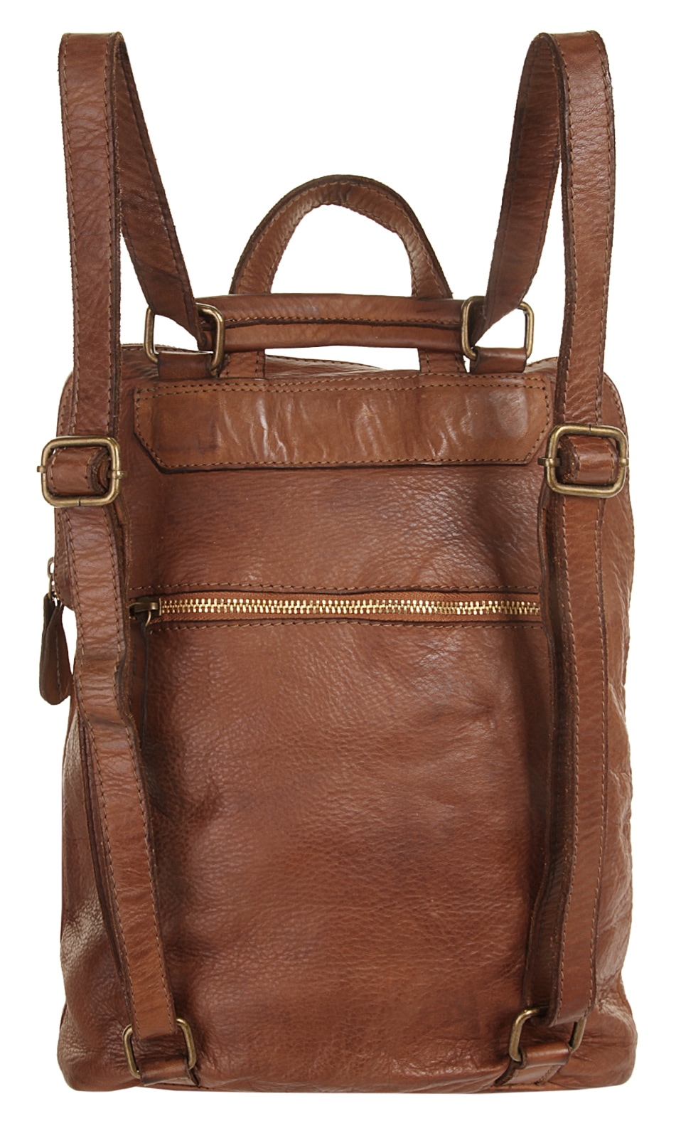 Samantha Look Cityrucksack echt Leder, Made in Italy