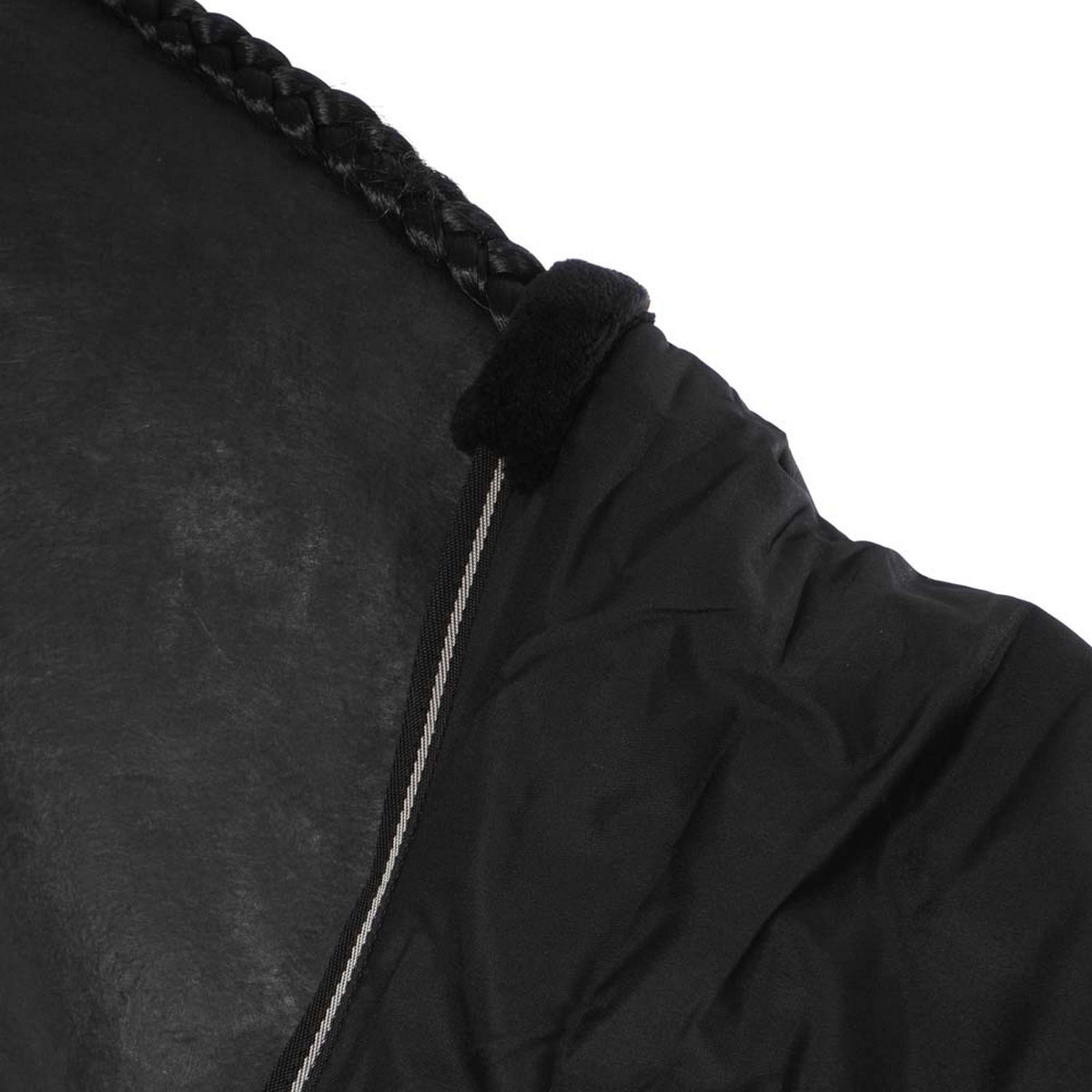 Riding World Regendeken Oxford 300D Fleece Voering 0g Zwart