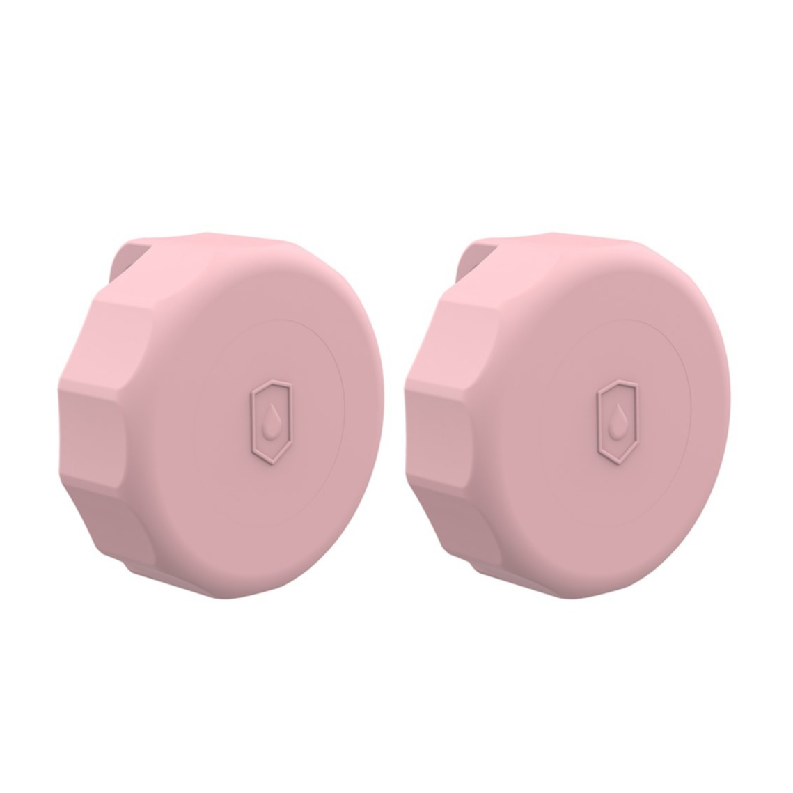 Apple AirTag Silikon Case Hülle Halsband Strap Halterung für Haustiere Spritzwasserfest (Hund / Katze) - Rosa