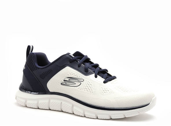 Skechers basses homme trackbr 232698 blanc