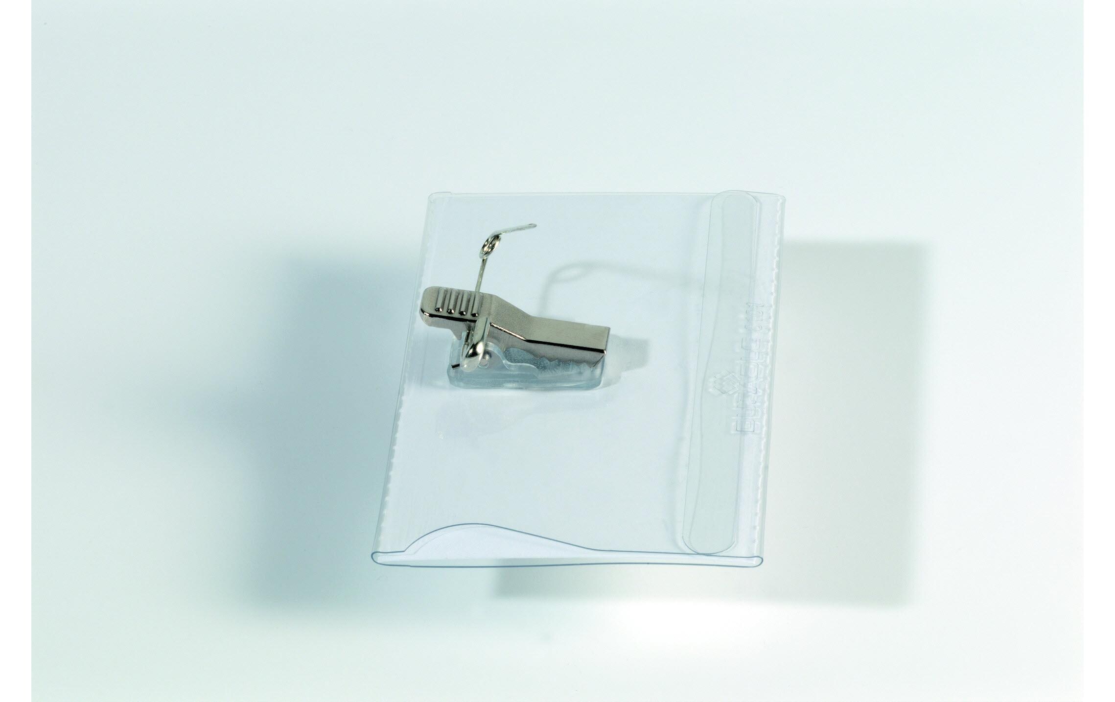 Namensschild mit Clip 54 x 90 mm, 50 StückNamensschilder