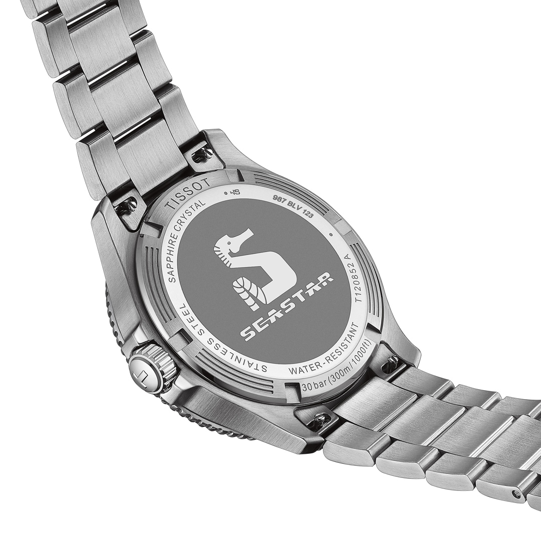 Tissot Seastar 1000 GMT 40mm Schwarz / Grün