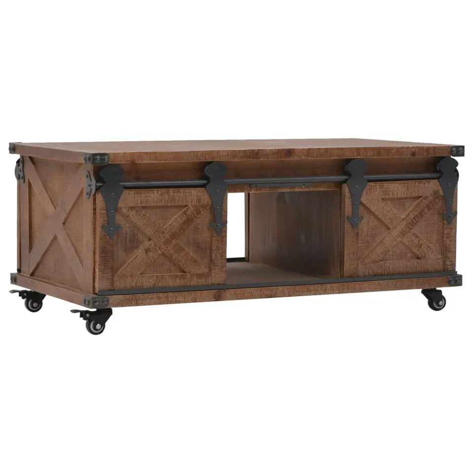 vidaXL - Salontafel - Bruin - Hout