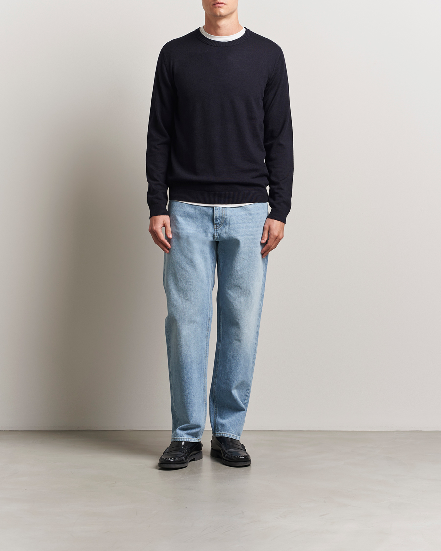 A Day's March Álagon Merino Crew Navy