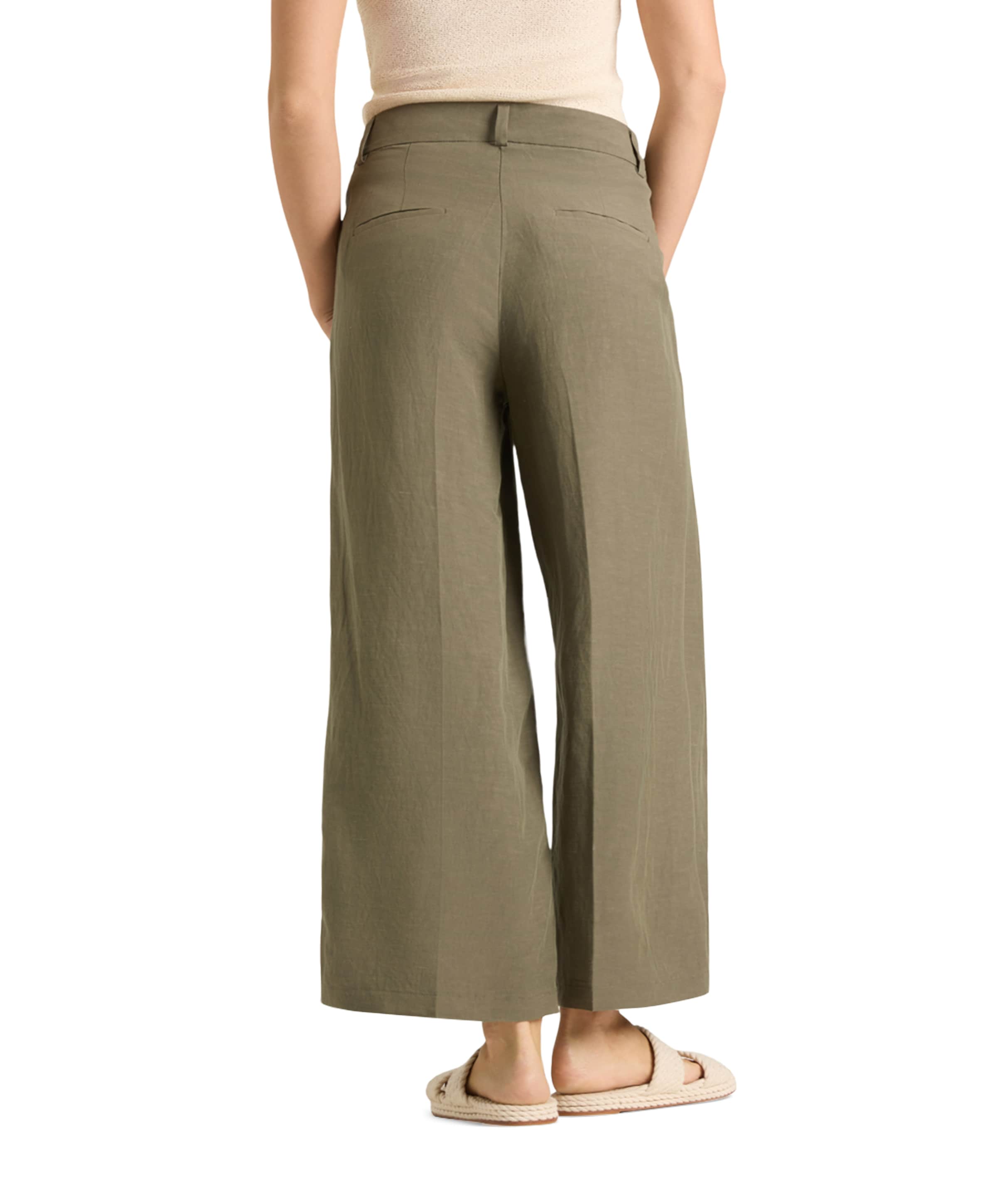 Cambio Anais cropped  dames broek groen